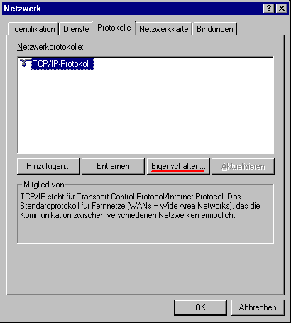 Netzwerk Eigenschaften